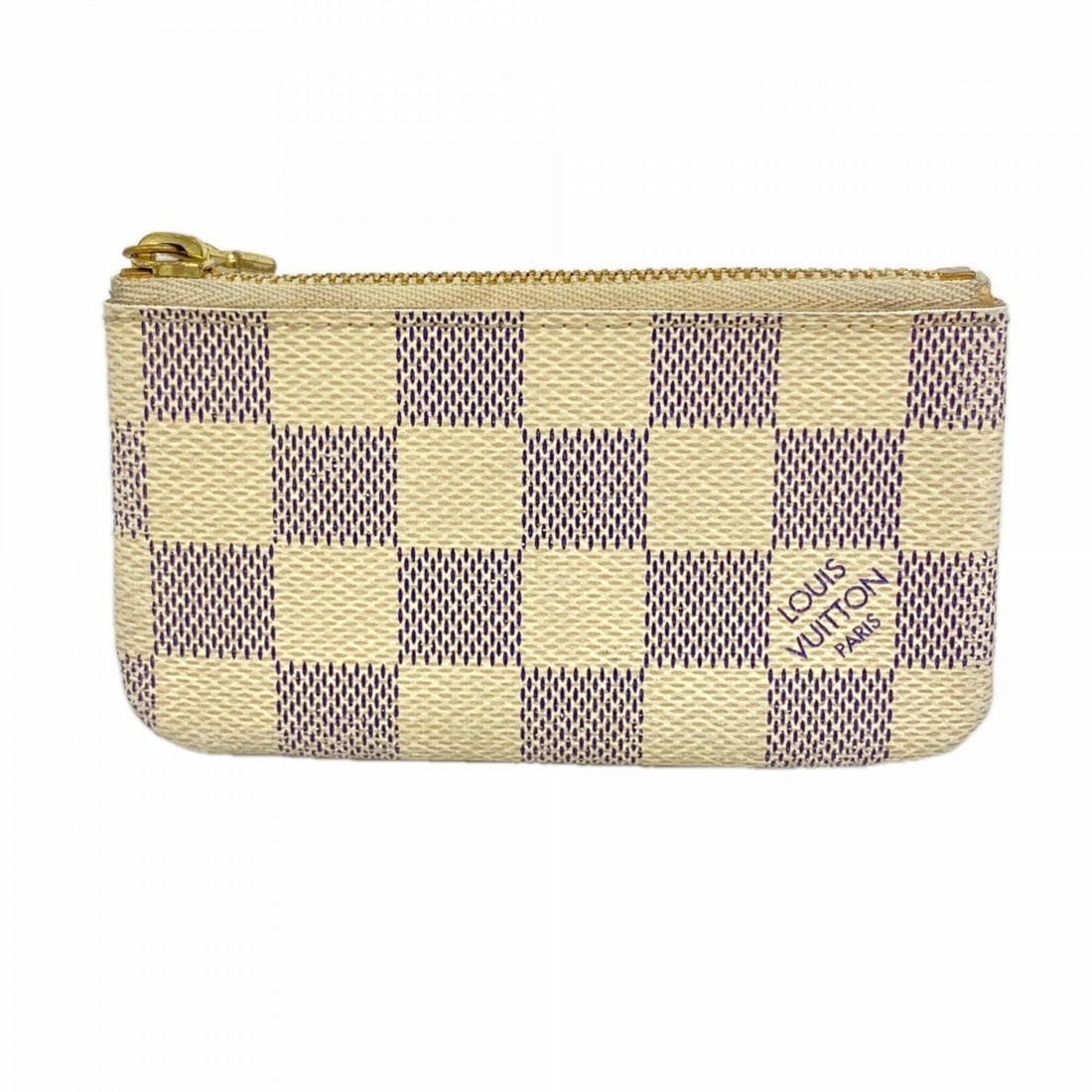 Louis Vuitton Damier Azur Pochette ClÃ© N62659 White Women's Wallet/Coin Case: --- Catalog ---Category: SizeSize (HxWxD): 6.5cm x 12cm x 5.00mm / 2.55'' x 4.72'' x 0.19''Category: DesignType: Coin purse/coin caseColor: WhiteGender: WomenCategory: GeneralMPN: N62659Brand: Louis V