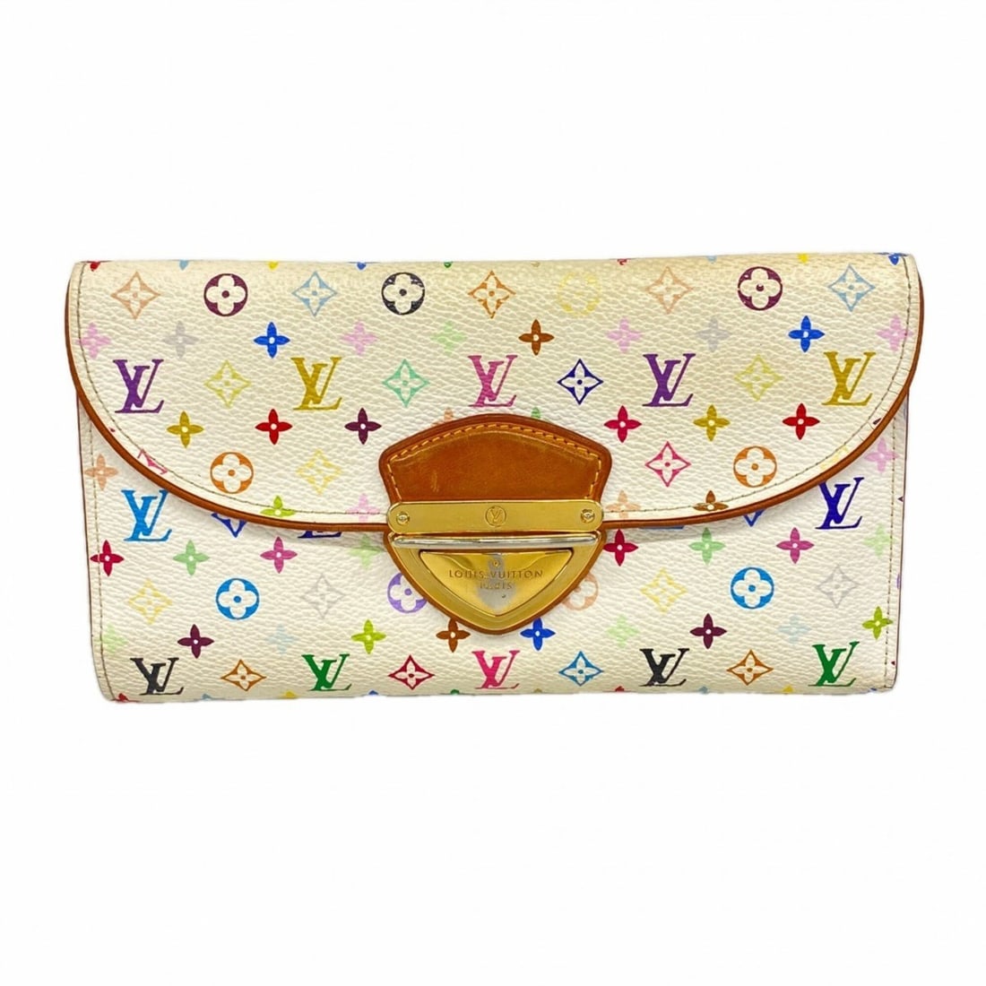 Louis Vuitton Tri-fold Long Wallet Monogram Multicolor Portefeuille Eugenie M93736 Blanc Rich Ladies: --- Catalog ---Category: SizeSize (HxWxD): 10.5cm x 19cm x 1.5cm / 4.13'' x 7.48'' x 0.59''Category: DesignType: Long wallet (tri-fold)Color: Blanc, LitchiGender: WomenCategory: GeneralMPN: M93736Bran