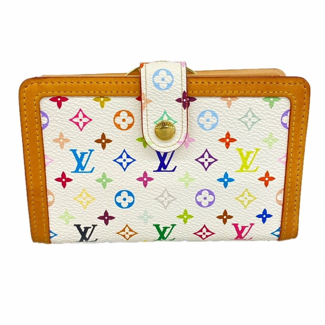 Louis Vuitton Monogram Multicolor Portemonnaie Viennois Wallet M92987 Blanc (Women's): --- Catalog ---Category: SizeSize (HxWxD): 8.5cm x 13.5cm x 2.5cm / 3.34'' x 5.31'' x 0.98''Category: DesignType: Wallet (bi-fold)Color: BlancGender: WomenCategory: GeneralMPN: M92987Brand: Louis Vuit
