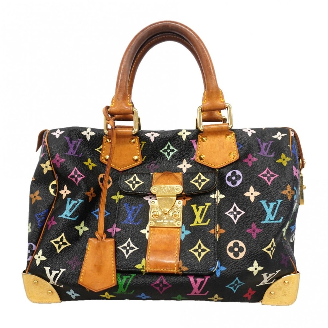 Louis Vuitton Monogram Multicolor Speedy 30 Handbag M92642 Noir (Women's): --- Catalog ---Category: SizeSize (HxWxD): 22cm x 30.5cm x 18cm / 8.66'' x 12'' x 7.08''Category: DesignType: HandbagColor: NoirGender: WomenCategory: GeneralMPN: M92642Brand: Louis Vuitton--- Item Li