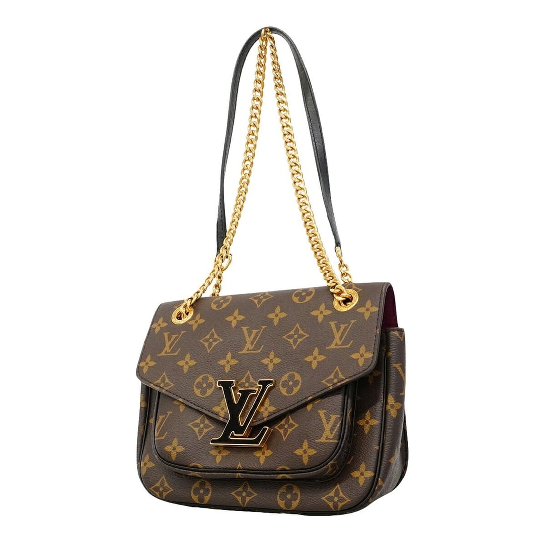 Louis Vuitton Monogram Passy Shoulder Bag M45592 Brown Black Women's: --- Catalog ---Category: SizeSize (HxWxD): 17.5cm x 20.5cm x 8cm / 6.88'' x 8.07'' x 3.14''Category: DesignType: Shoulder bagColor: Black, BrownGender: WomenCategory: GeneralMPN: M45592Brand: Louis Vu