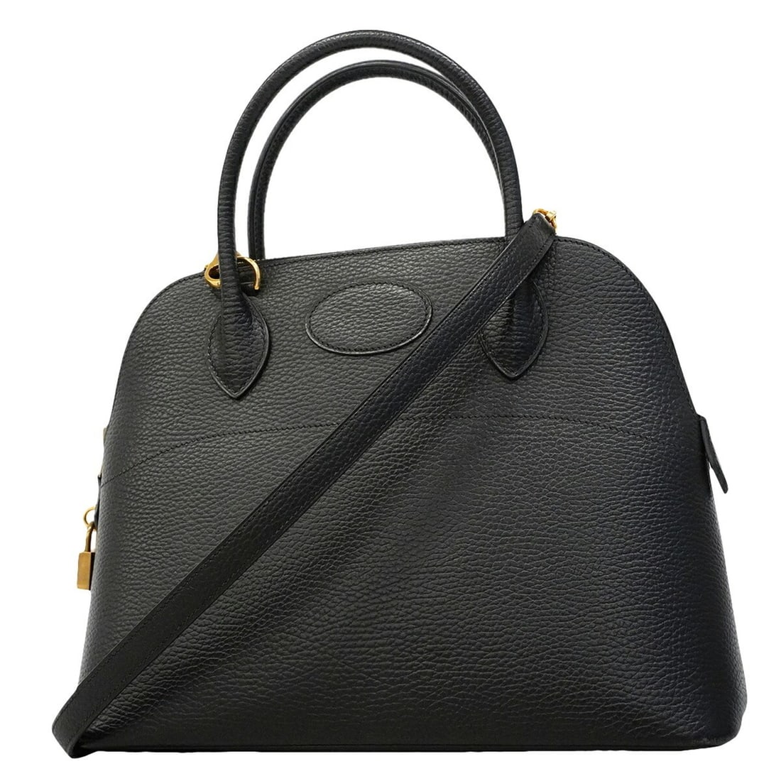Hermes Bolide 31 Ardennes handbag, black, ?F stamp, 2-way bag for women.: --- Catalog ---Category: SizeSize (HxWxD): 25cm x 31cm x 12cm / 9.84'' x 12.2'' x 4.72''Category: DesignType: HandbagColor: BlackGender: WomenMaterial: Ardennes leather Hardware Color: GoldCategory: G