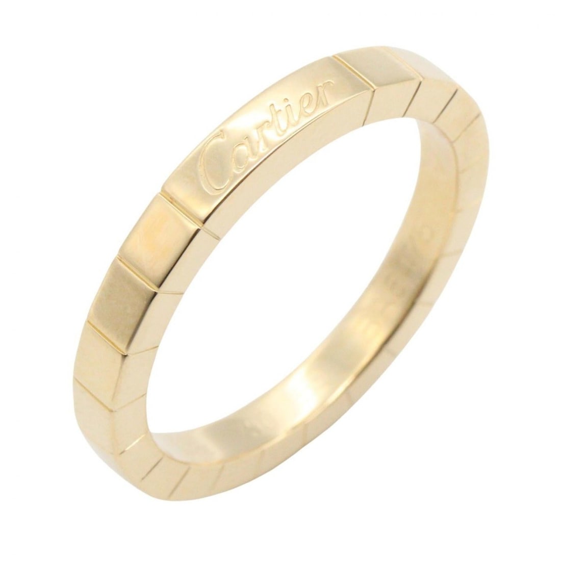 Cartier Lanieres Ring - 18K (Yellow Gold) Men's & Women's Gold Tone: --- Catalog ---Category: SizeJP Size: 17.5US Size: 8.5Category: DesignType: Band ringColor: GoldGender: Men,WomenMaterial: Yellow gold (18K)Category: GeneralBrand: Cartier--- Item List ---Section: Con