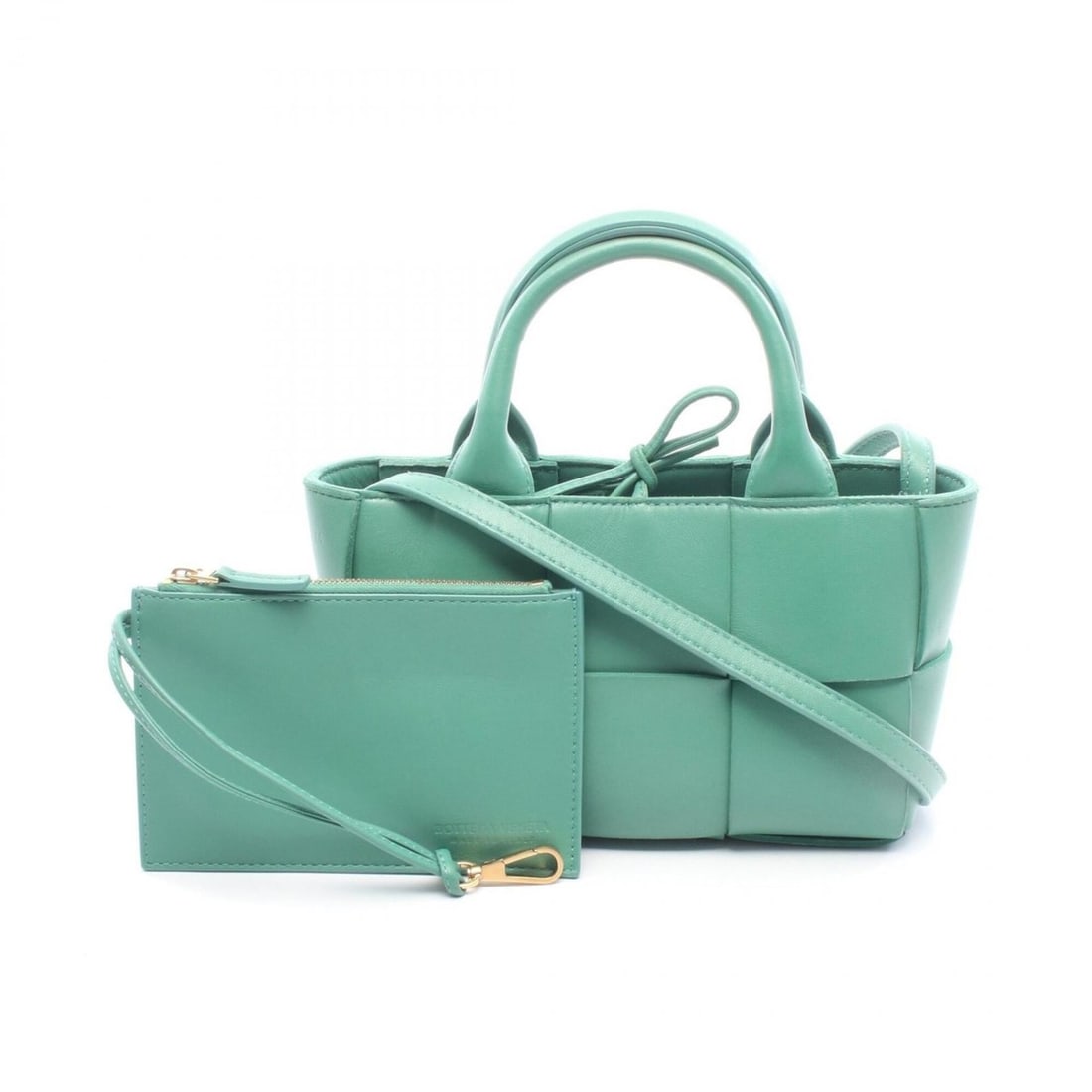 Bottega Veneta Candy Arco Tote 2-Way Bag Handbag Leather Women's Green: --- Catalog ---Category: SizeSize (HxWxD): 13cm x 20cm x 7cm / 5.11'' x 7.87'' x 2.75''Category: DesignType: Handbag, Pouch, Tote bagColor: GreenGender: WomenMaterial: Leather Category: GeneralBrand: 