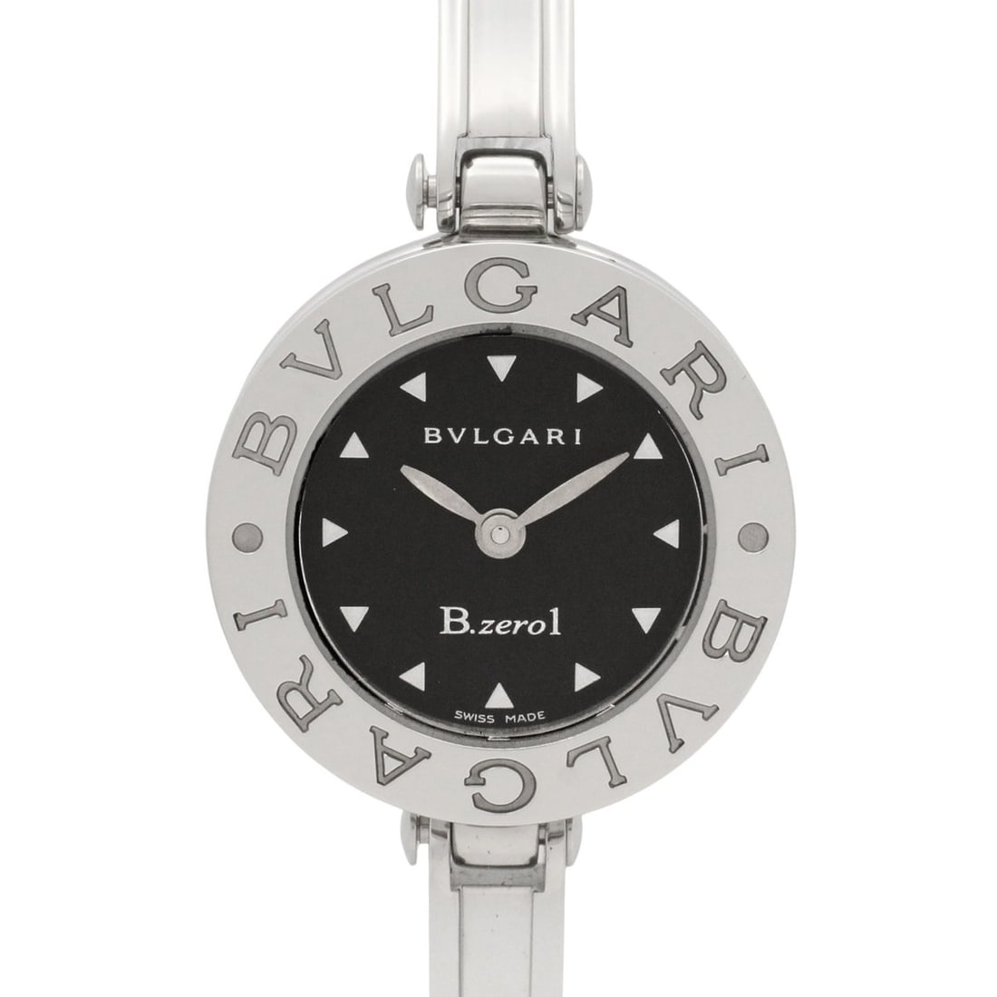Bulgari BVLGARI B-zero1 Watch, Stainless Steel, Women's, Black, BZ22S: --- Catalog ---Category: SizeWrist Size: 16cm / 6.29''Case Diameter: 22mm / 0.87''Category: DesignType: WristwatchGender: WomenColor (Dial): BlackMaterial (Band): Stainless steelMaterial (Case):