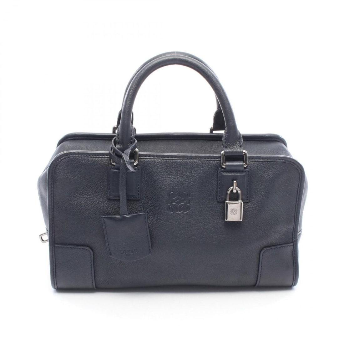 Loewe Amazona 28 Handbag, Leather, Women's, Black: --- Catalog ---Category: SizeSize (HxWxD): 16cm x 29cm x 12cm / 6.29'' x 11.41'' x 4.72''Category: DesignType: HandbagColor: BlackGender: WomenMaterial: Leather Category: GeneralBrand: Loewe--- Item