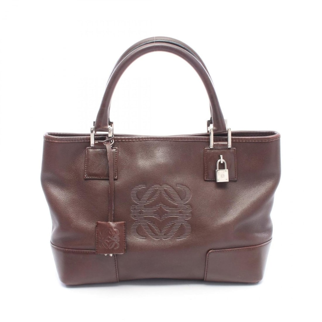 Loewe Amazona Fusta Handbag, Leather, Women's, Brown: --- Catalog ---Category: SizeSize (HxWxD): 22cm x 30cm x 11.5cm / 8.66'' x 11.81'' x 4.52''Category: DesignType: HandbagColor: BrownGender: WomenMaterial: Leather Category: GeneralBrand: Loewe---