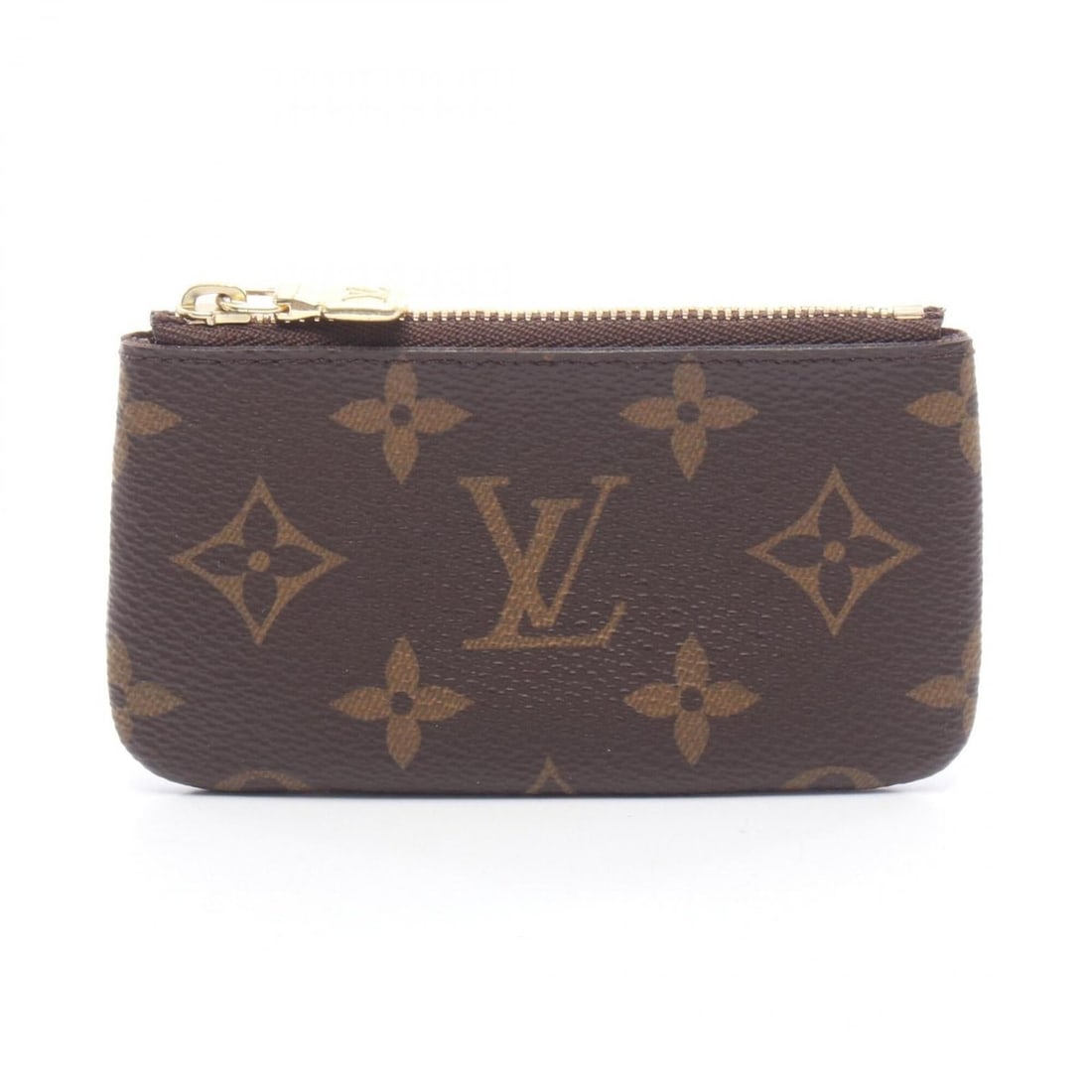 Louis Vuitton Pochette Clé Monogram Keyring Wallet/Coin Purse for Men and Women, Brown, M62650 (1 of 7)
