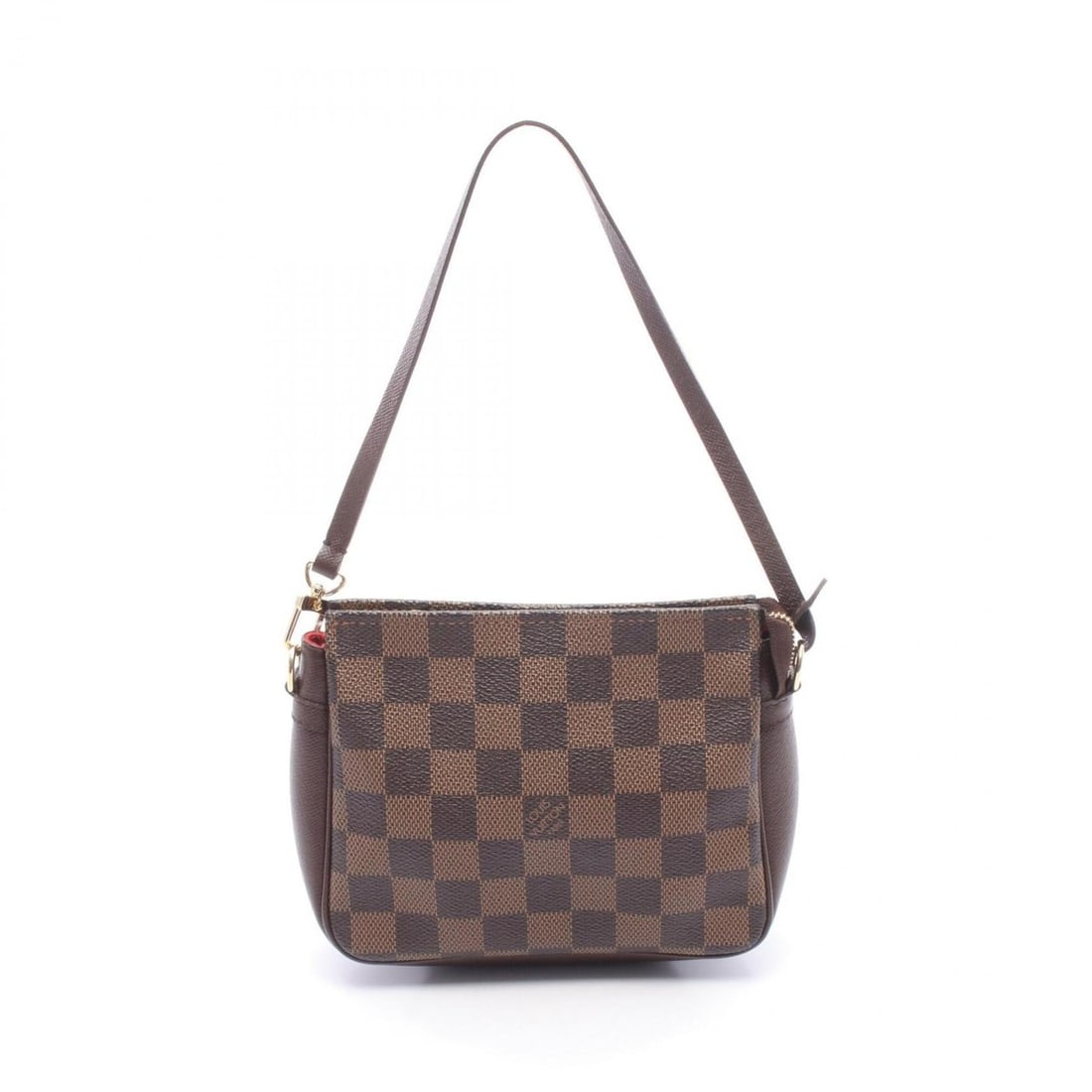 Louis Vuitton LOUIS VUITTON Trouse Makeup Damier Ebene Handbag, Coated Canvas Leather, Women's,: --- Catalog ---Category: SizeSize (HxWxD): 14cm x 16.5cm x 5.5cm / 5.51'' x 6.49'' x 2.16''Category: DesignType: HandbagColor: BrownGender: WomenMaterial: Coated canvas , Leather Category: GeneralMPN: