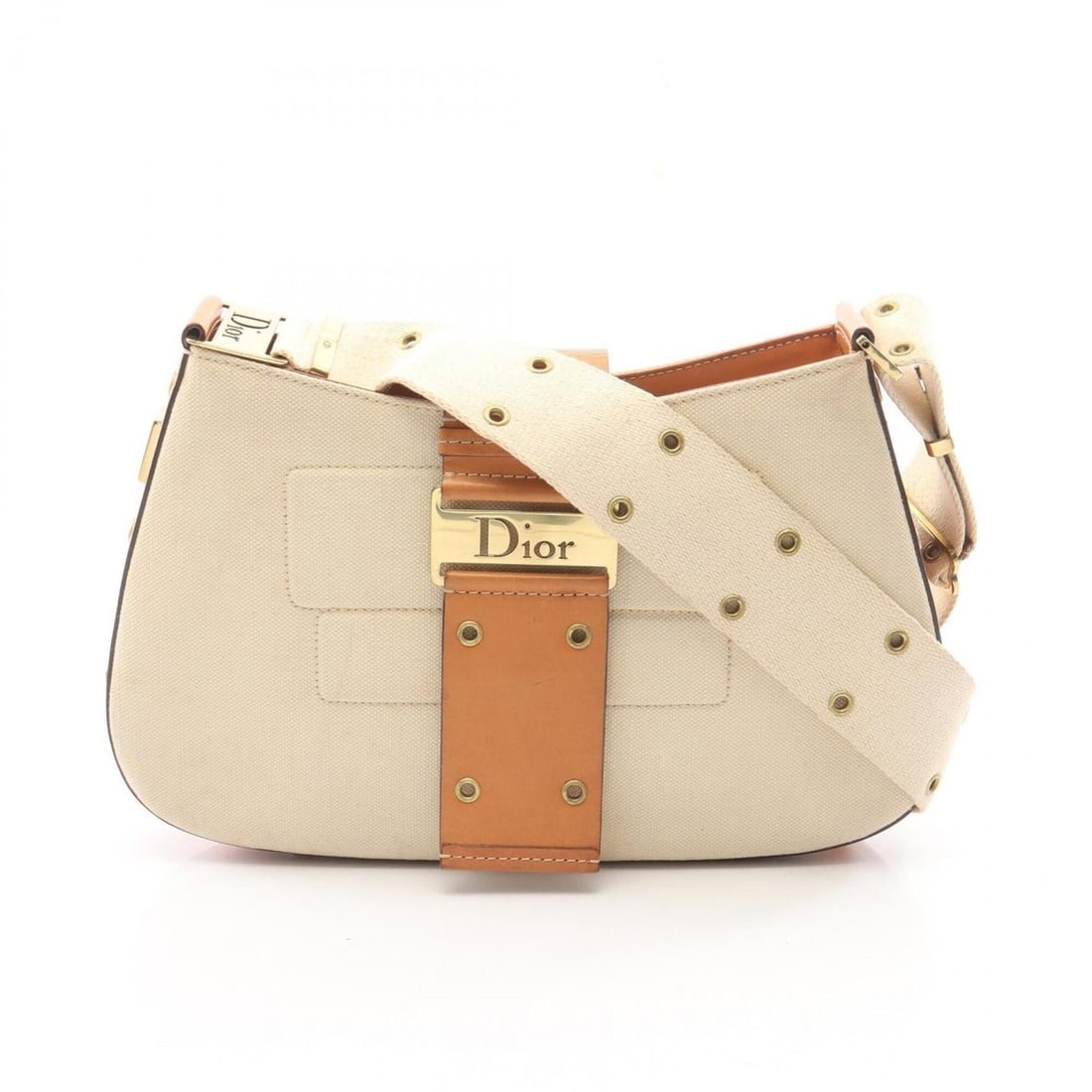 Christian Dior Dior Street Chic Columbus Shoulder Bag/Handbag, Canvas and Leather, Women's,: --- Catalog ---Category: SizeSize (HxWxD): 18cm x 30cm x 5cm / 7.08'' x 11.81'' x 1.96''Category: DesignType: Handbag, Shoulder bagColor: Brown, IvoryGender: WomenMaterial: Canvas , Leather Category: 