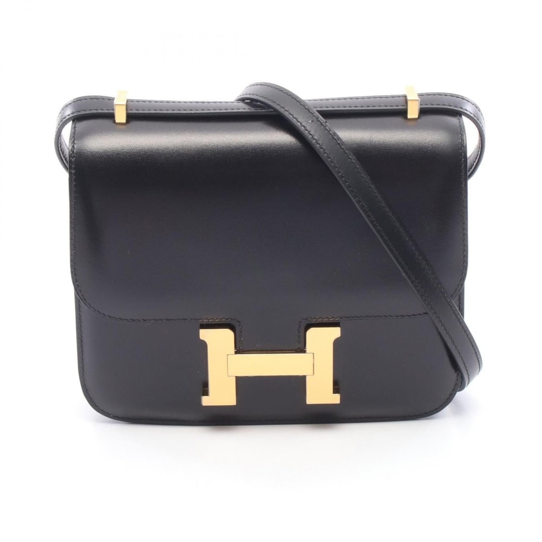 Hermes Constance 3 Mini Shoulder Bag/Handbag, Calfskin (Cowhide), Box Calf Leather, Women's, Black: --- Catalog ---Category: SizeSize (HxWxD): 15cm x 18cm / 5.9'' x 7.08''Category: DesignType: Handbag, Shoulder bagColor: BlackGender: WomenMaterial: Box calf leather Category: GeneralBrand: Hermes--- 