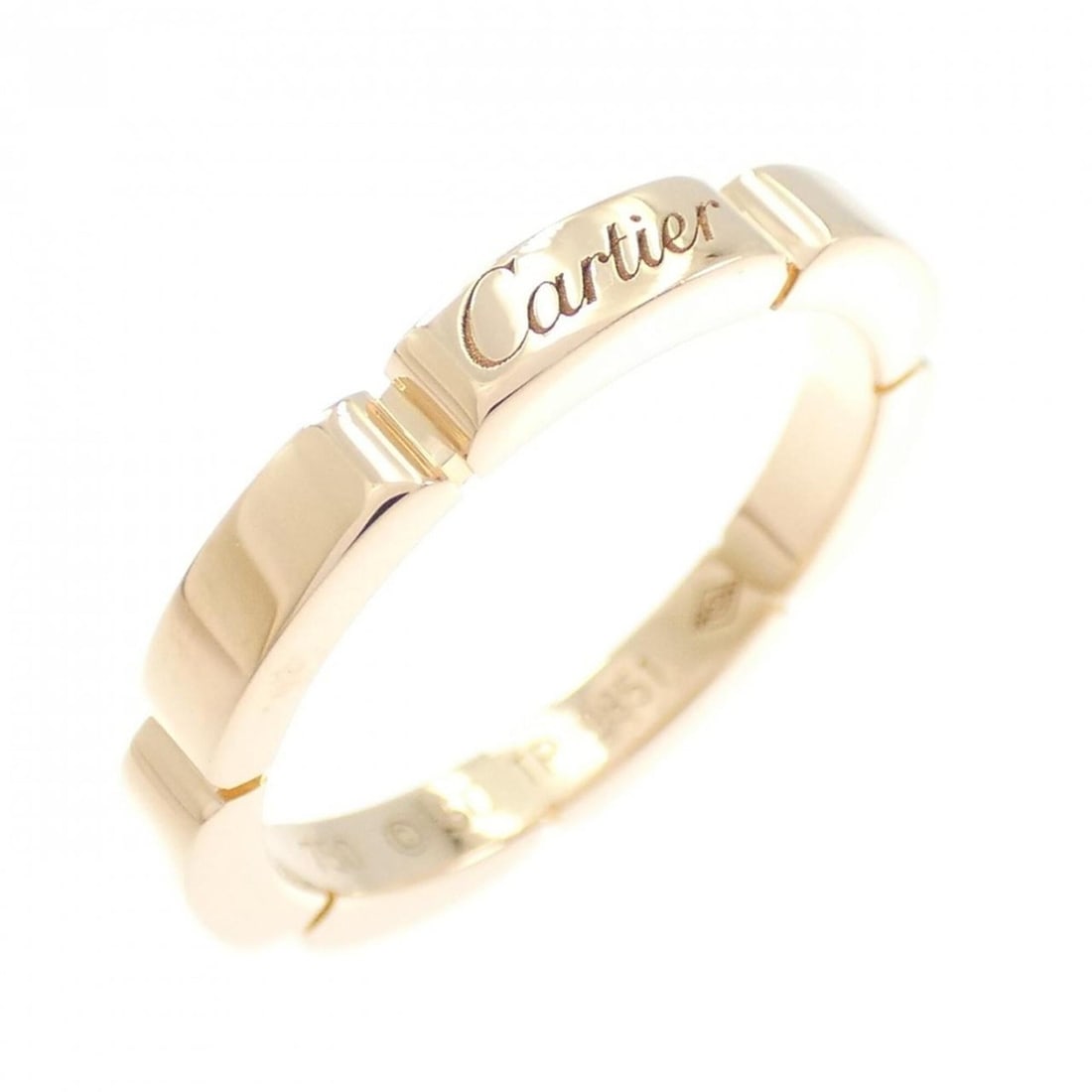 Cartier Maillon Panthère Ring: --- Catalog ---Category: SizeWidth: 2.4mm / 0.09''Weight: 3.8g / 0.13oz.JP Size: 10US Size: 5.5Category: DesignType: Band ringGender: WomenMaterial: Pink gold (18K)Category: GeneralBrand: Cartier---