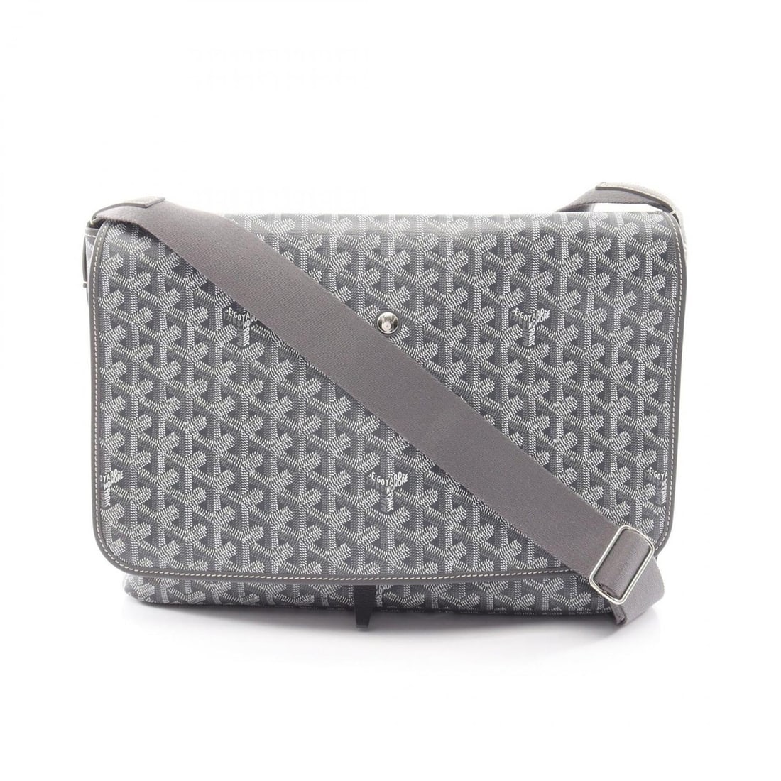 Goyard Capetian MM Shoulder Bag/Handbag, Coated Canvas Leather, Men's/Women's, Gray/White: --- Catalog ---Category: SizeSize (HxWxD): 28cm x 35cm x 13cm / 11.02'' x 13.77'' x 5.11''Category: DesignType: Handbag, Shoulder bagColor: Gray, WhiteGender: Men,WomenMaterial: Coated canvas , PVC , 