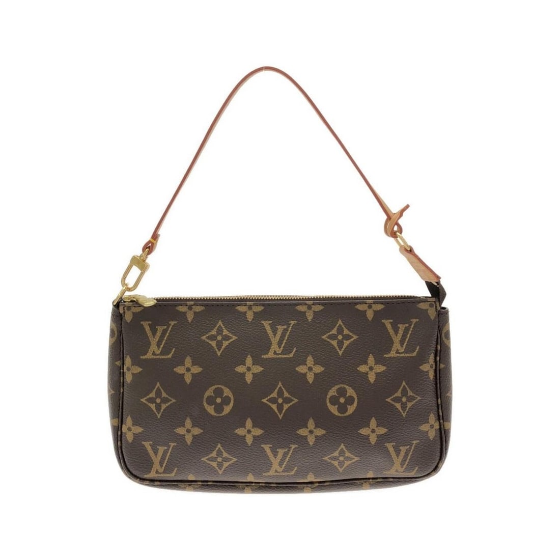 Louis Vuitton Monogram Pochette Accessoires M51980 Accessory Pouch: --- Catalog ---Category: SizeSize (HxWxD): 13cm x 21.5cm x 3.5cm / 5.11'' x 8.46'' x 1.37''Category: DesignType: Pochette, PouchColor: MarronGender: WomenMaterial: Coated canvas Category: