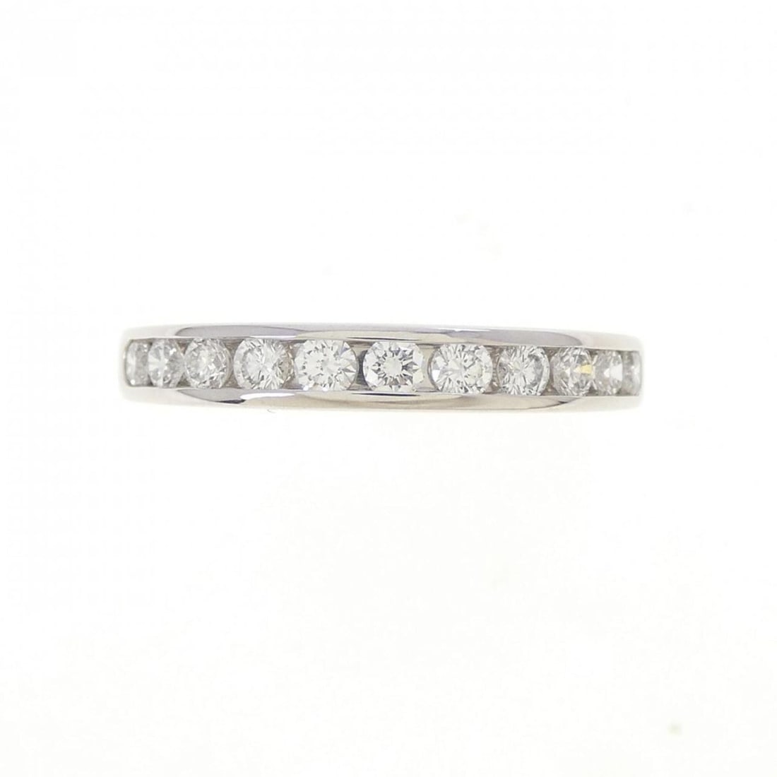 Tiffany Half Circle Channel Setting Ring - 2