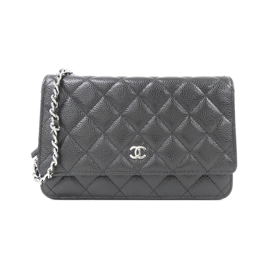 Chanel Timeless Classic Line 33814 Wallet Chain: --- Catalog ---Category: SizeSize (HxWxD): 12cm x 19cm x 4cm / 4.72'' x 7.48'' x 1.57''Category: DesignType: Chain/Shoulder walletColor: Black, BordeauxGender: WomenMaterial: Grained Calfskin
