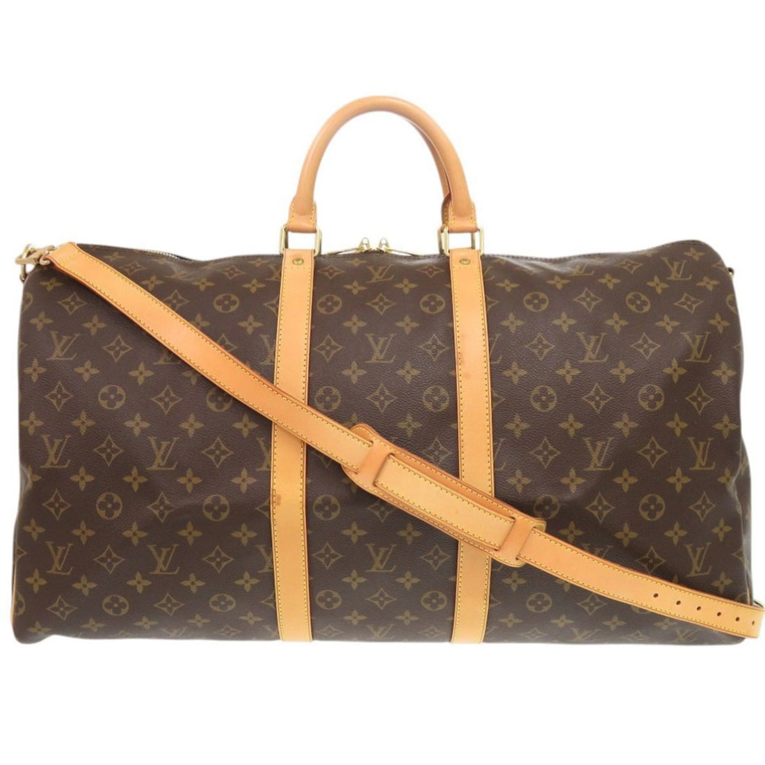 Louis Vuitton Keepall Bandoulière 55 Monogram M41414 Boston Bag LV 0112 LOUIS VUITTON: --- Catalog ---Category: SizeSize (HxWxD): 29cm x 55cm x 25cm / 11.41'' x 21.65'' x 9.84''Category: DesignType: Boston bagColor: Brown, MonogramGender: Men,WomenMaterial: Monogram Category: GeneralMPN