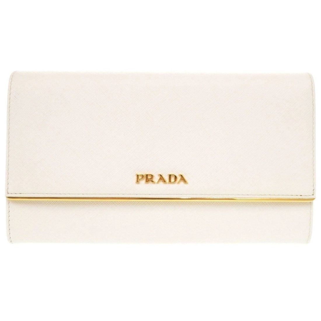 Prada Saffiano Leather 1MH311 White Long Wallet Compact Clutch Bag 0199PRADA: --- Catalog ---Category: SizeSize (HxWxD): 12cm x 21cm x 2cm / 4.72'' x 8.26'' x 0.78''Category: DesignType: Long wallet (bi-fold)Color: WhiteGender: WomenMaterial: Leather Category: GeneralMPN: 1MH31