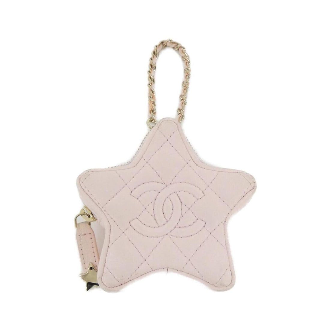 Chanel AP4985 Accessory Bag Charm: --- Catalog ---Category: SizeSize (HxWxD): 100.00mm x 100.00mm / 3.94'' x 3.94''Category: DesignType: Handbag charmColor: PinkGender: WomenMaterial: LeatherLeather/Fur Type: LambskinCategory: