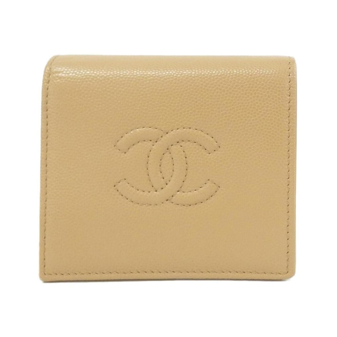 Chanel AP4656 Wallet: --- Catalog ---Category: SizeSize (HxWxD): 9cm x 10cm x 2cm / 3.54'' x 3.93'' x 0.78''Category: DesignType: Wallet (bi-fold)Color: BeigeGender: WomenMaterial: Grained Calfskin Category: GeneralMPN: AP
