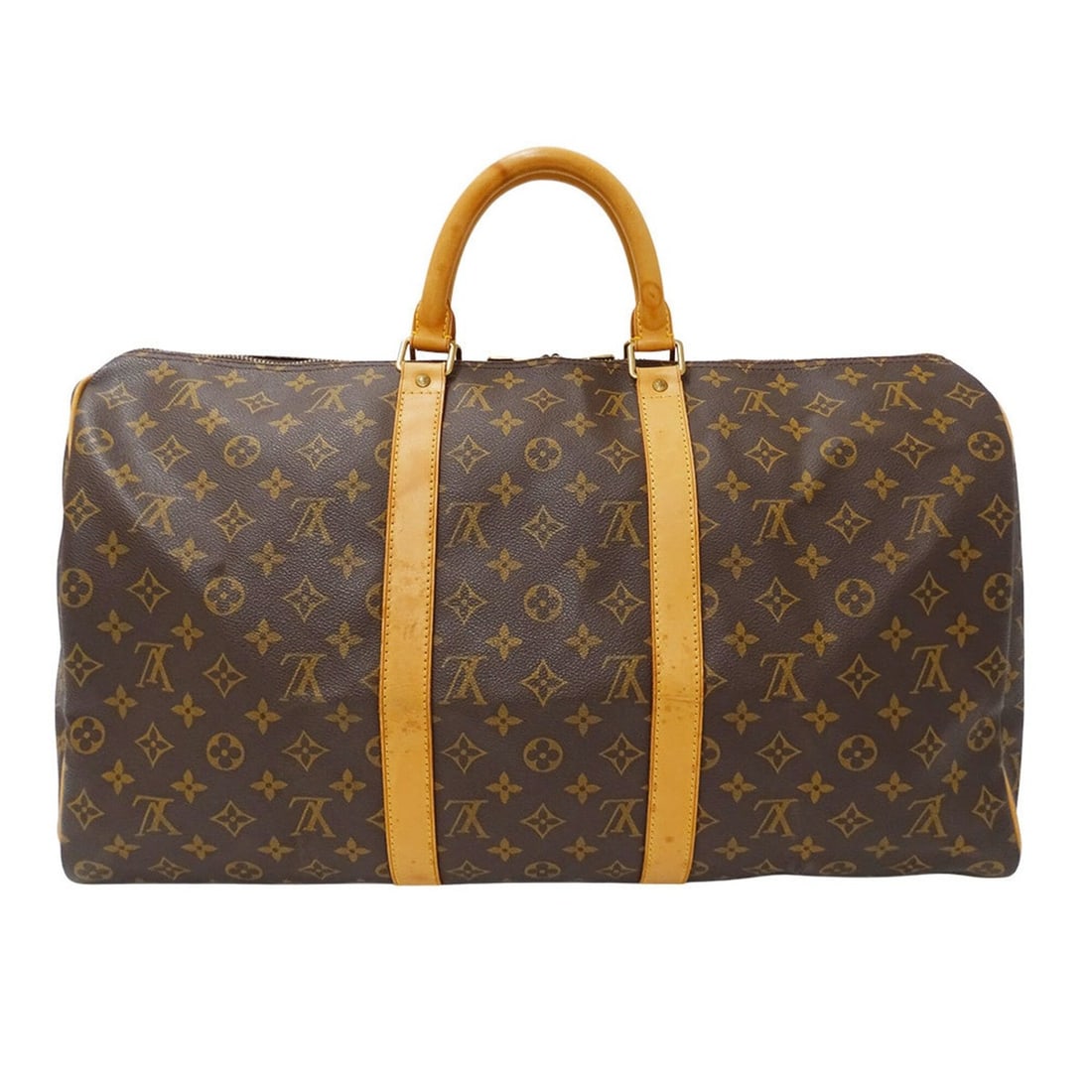 Louis Vuitton LOUIS VUITTON Handbag for Women and Men, Brand Boston Bag, Monogram Canvas, Keepall: --- Catalog ---Category: SizeSize (HxWxD): 30cm x 50.5cm x 22cm / 11.81'' x 19.88'' x 8.66''Category: DesignType: Boston bag, HandbagColor: BrownGender: Men,WomenMaterial: Monogram , Canvas Category: 