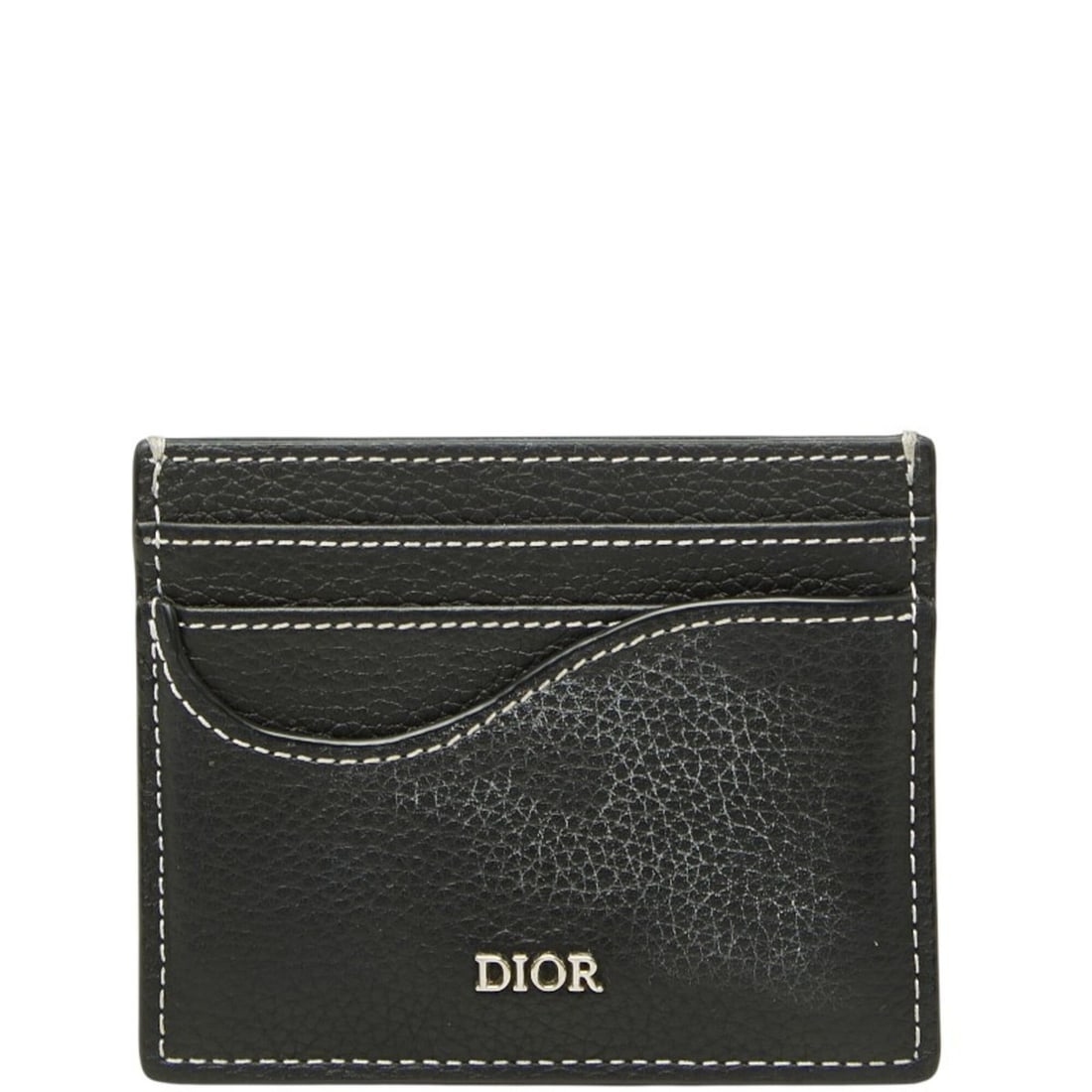 Christian Dior Dior Saddle Card Holder, Business Case, 12-BO-0253, Black Grained Calfskin, Women's.: --- Catalog ---Category: DesignType: Card caseColor: BlackGender: WomenCategory: GeneralMPN: 12-BO-0253Brand: Christian DiorCategory: Physical PropertiesSize (HxWxD): 8cm x 10cm x 10cm / 3.14'' x 3.93