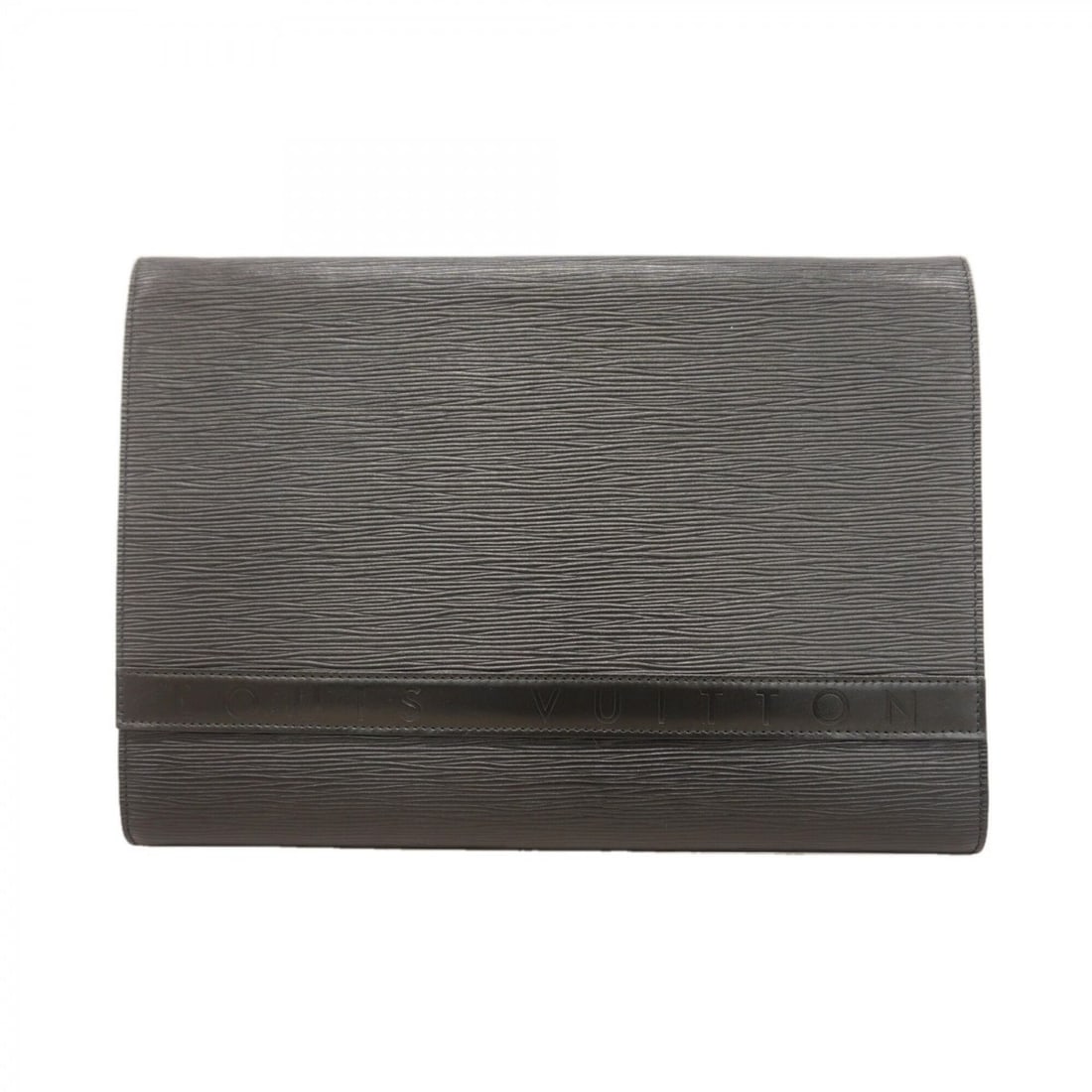 Louis Vuitton Epi Leather Clutch Bag, Enveloppe M52582, Noir (Men's/Women's): --- Catalog ---Category: SizeSize (HxWxD): 26cm x 35.5cm x 2.5cm / 10.23'' x 13.97'' x 0.98''Category: DesignType: Clutch bagColor: NoirGender: Men,WomenCategory: GeneralMPN: M52582Brand: Louis Vuitto