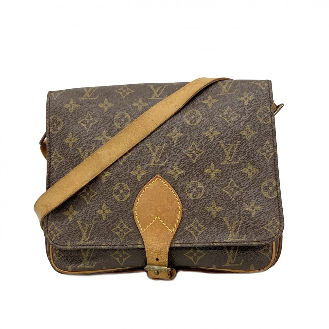 Louis Vuitton Monogram Cartouchiere GM Shoulder Bag M51252 Brown Women's: --- Catalog ---Category: SizeSize (HxWxD): 22cm x 24cm x 7.5cm / 8.66'' x 9.44'' x 2.95''Category: DesignType: Shoulder bagColor: BrownGender: WomenCategory: GeneralMPN: M51252Brand: Louis Vuitton---