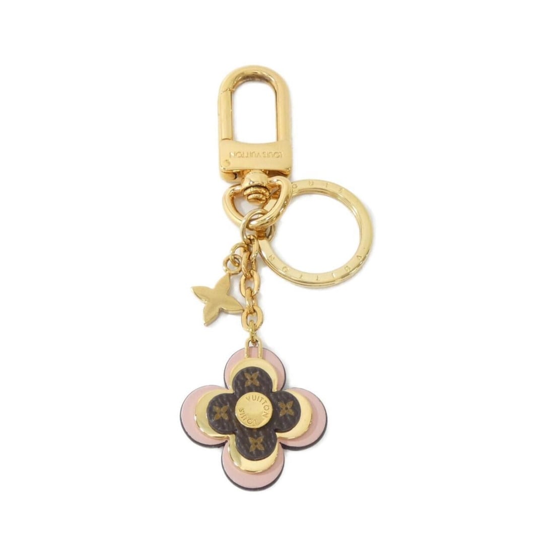 Louis Vuitton Monogram O'Elder Blooming Flower BB M63085 Keyring: --- Catalog ---Category: DesignType: KeyringColor: Gold, PinkGender: Men,WomenCategory: GeneralMPN: M63085Brand: Louis Vuitton--- Item List ---Section: ConditionRanking: Rank A Used - A few traces of
