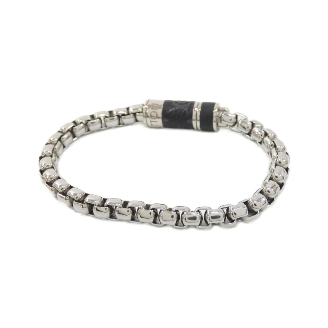 Louis Vuitton Monogram Eclipse Bracelet Chain M1395M - 2