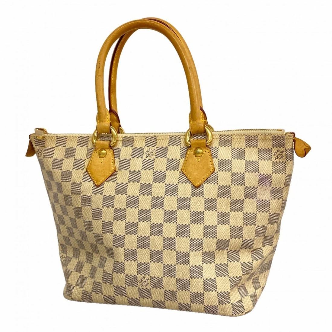 Louis Vuitton Damier Azur Saleya PM Tote Bag N51186 White Women's: --- Catalog ---Category: SizeSize (HxWxD): 24cm x 26.5cm x 14cm / 9.44'' x 10.43'' x 5.51''Category: DesignType: Tote bagColor: WhiteGender: WomenCategory: GeneralMPN: N51186Brand: Louis Vuitton--- It