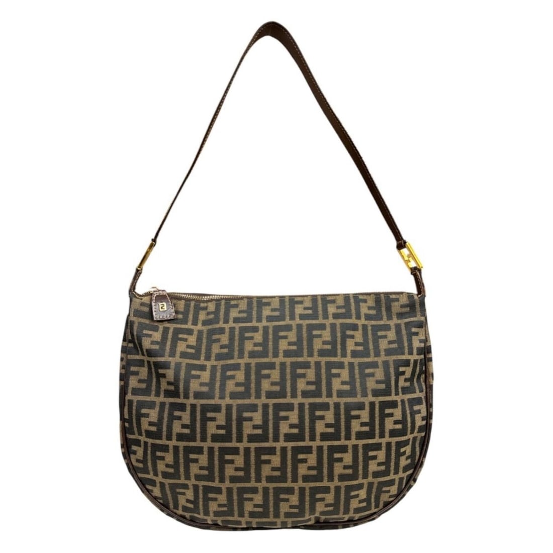 Fendi Zucca Shoulder Bag, Handbag, Canvas, 4 14975 0 8 Brown, Women's FENDI: --- Catalog ---Category: SizeWeight: 355g / 12.52oz.Size (HxWxD): 29cm x 36cm x 5cm / 11.41'' x 14.17'' x 1.96''Handle Length: 65cm / 25.59''Category: DesignType: Handbag, Shoulder bagColor: Black, Br