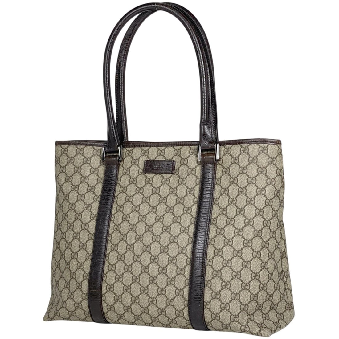 Gucci GUCCI Tote Bag GG Pattern Coated Canvas Brown 114288 Women's: --- Catalog ---Category: SizeSize (HxWxD): 30cm x 39cm x 13.5cm / 11.81'' x 15.35'' x 5.31''Category: DesignType: Tote bagColor: BrownGender: WomenMaterial: Coated canvas , Leather Category: GeneralMP