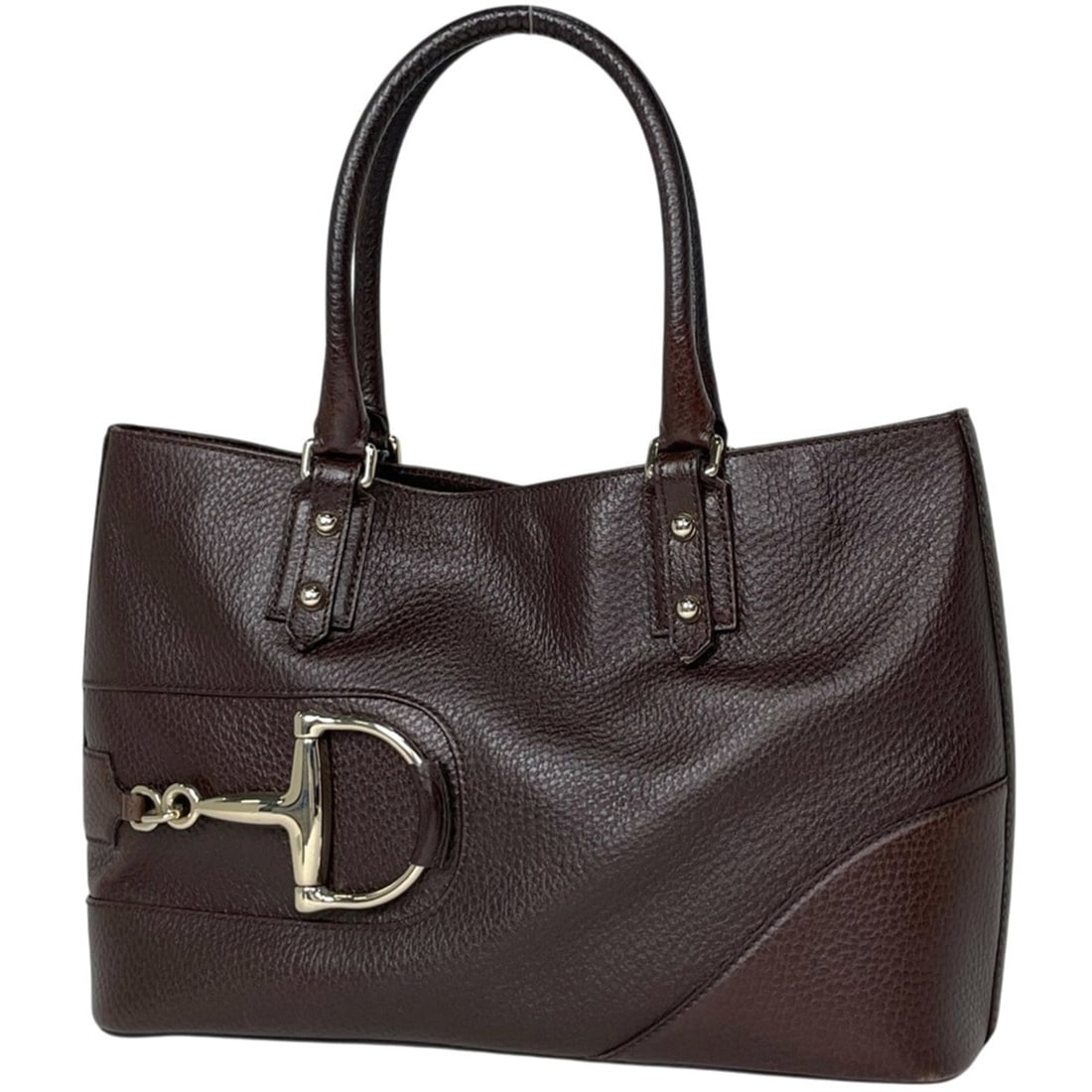 Gucci Horsebit Tote Bag, Leather, Brown, 137385, Women's: --- Catalog ---Category: SizeSize (HxWxD): 25cm x 35cm x 12.5cm / 9.84'' x 13.77'' x 4.92''Category: DesignType: Tote bagColor: BrownGender: WomenMaterial: Leather Category: GeneralMPN: 137385Brand: G