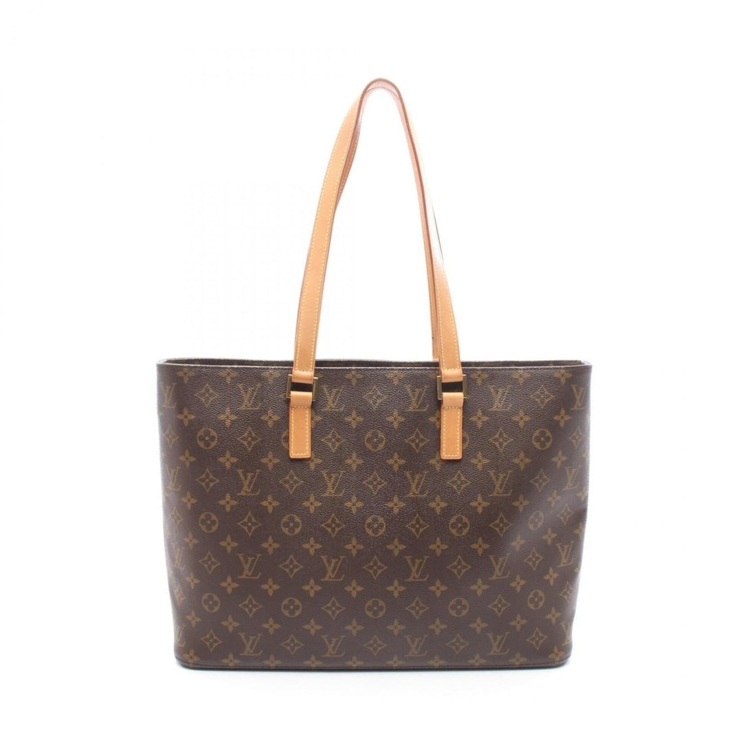 Louis Vuitton Luco Tote Bag Handbag, Coated Canvas and Leather, Monogram Pattern, Women's, Brown,: --- Catalog ---Category: SizeSize (HxWxD): 30cm x 40cm x 10cm / 11.81'' x 15.74'' x 3.93''Category: DesignType: Handbag, Tote bagColor: Brown, MonogramGender: WomenMaterial: Coated canvas , Leather Ca