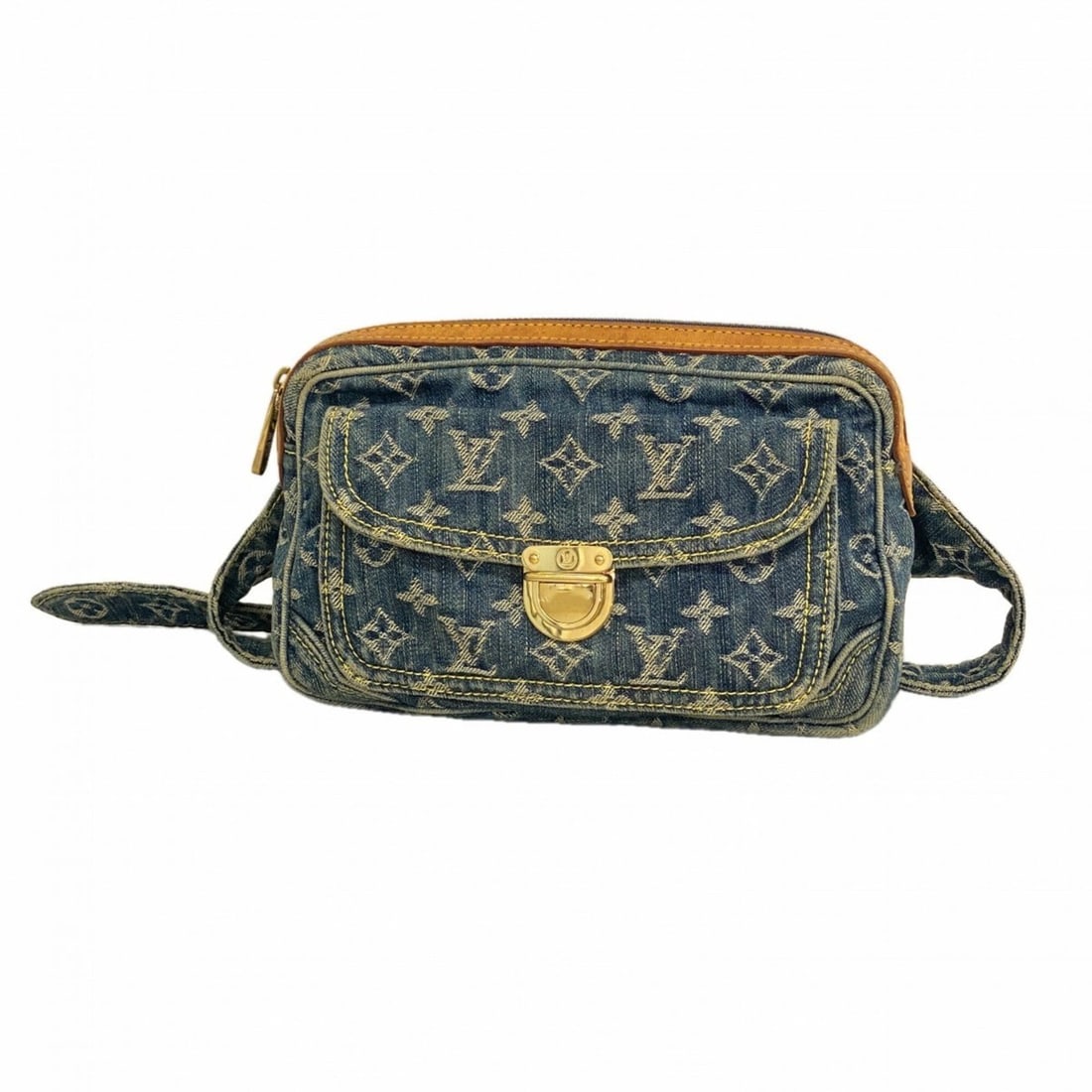 Louis Vuitton Monogram Denim Bum Bag M95347 Blue (Women's): --- Catalog ---Category: SizeSize (HxWxD): 15cm x 25cm x 6cm / 5.9'' x 9.84'' x 2.36''Category: DesignType: Fanny packColor: BlueGender: WomenCategory: GeneralMPN: M95347Brand: Louis Vuitton--- Item L