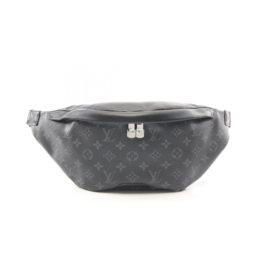 Louis Vuitton Discovery Bumbag PM Monogram Eclipse Waist Bag Body Handbag Coated Canvas Leather: --- Catalog ---Category: SizeSize (HxWxD): 16cm x 17cm x 8cm / 6.29'' x 6.69'' x 3.14''Category: DesignType: Fanny packColor: Black, Monogram EclipseGender: MenMaterial: Monogram Eclipse Category: Gen
