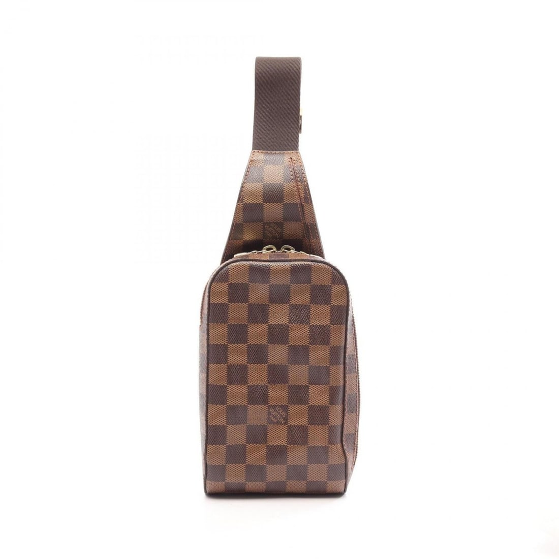 Louis Vuitton Geronimos Damier Ebene Waist Bag/Body Bag/Handbag, Coated Canvas, Men's/Women's,: --- Catalog ---Category: SizeSize (HxWxD): 19cm x 11.5cm x 5cm / 7.48'' x 4.52'' x 1.96''Category: DesignType: Fanny pack, Sling bagColor: BrownGender: Men,WomenMaterial: Coated canvas Category: Gener