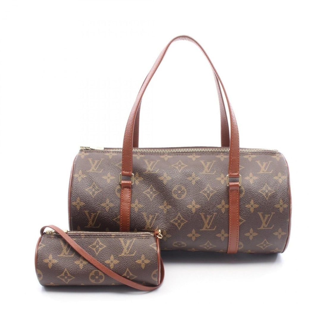 Louis Vuitton Papillon 30 (older model) handbag, coated canvas and leather, Monogram pattern,: --- Catalog ---Category: SizeSize (HxWxD): 15cm x 30cm x 15cm / 5.9'' x 11.81'' x 5.9''Category: DesignType: HandbagColor: Brown, MonogramGender: WomenMaterial: Coated canvas , Leather Category: Gener