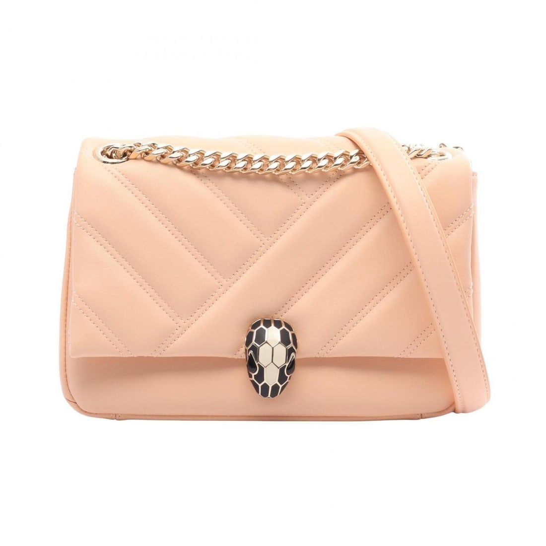 Bulgari BVLGARI Serpenti Cabochon Shoulder Bag Handbag Leather Women's Pink: --- Catalog ---Category: SizeSize (HxWxD): 15cm x 21cm x 7cm / 5.9'' x 8.26'' x 2.75''Category: DesignType: Handbag, Shoulder bagColor: PinkGender: WomenMaterial: Leather Category: GeneralBrand: Bvlga