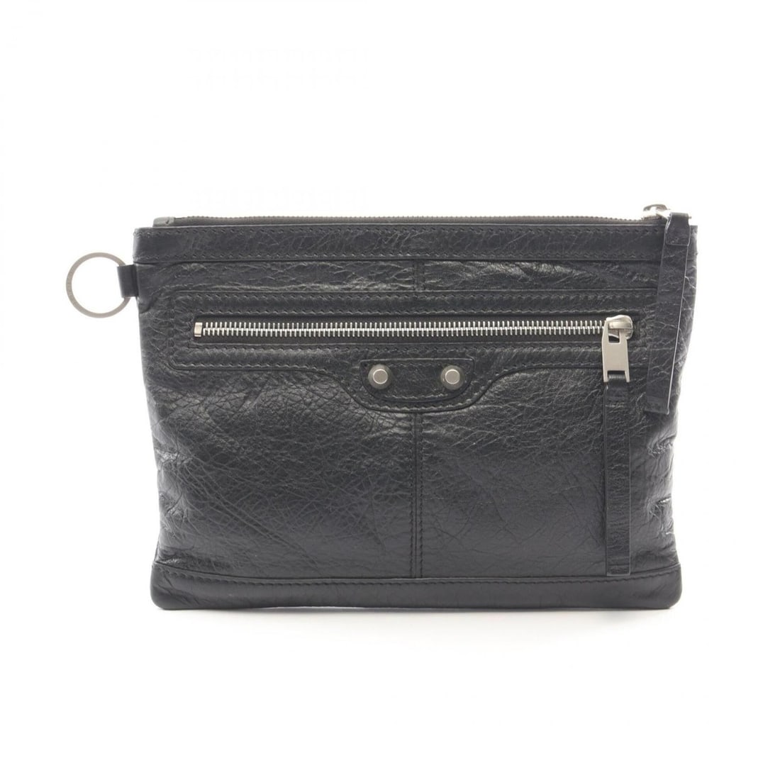 Balenciaga Classic Clip M Second Bag Clutch Handbag Leather Women's Black 273021: --- Catalog ---Category: SizeSize (HxWxD): 18cm x 24cm x 1cm / 7.08'' x 9.44'' x 0.39''Category: DesignType: Clutch bagColor: BlackGender: WomenMaterial: Leather Category: GeneralMPN: 273021Brand: Bal
