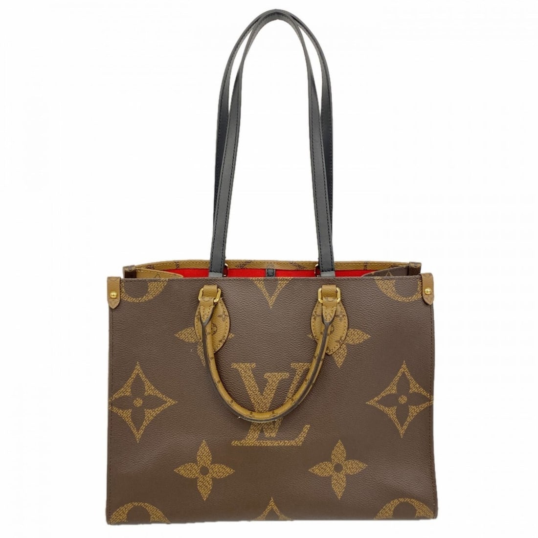 Louis Vuitton Monogram Giant Reverse OnTheGo MM Tote Bag M45321 Brown 2-way bag for men and women: --- Catalog ---Category: SizeSize (HxWxD): 27cm x 34.5cm x 15cm / 10.62'' x 13.58'' x 5.9''Category: DesignType: Tote bagColor: BrownGender: Men,WomenCategory: GeneralMPN: M45321Brand: Louis Vuitton--