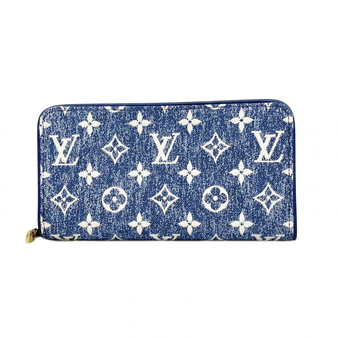 Louis Vuitton Monogram Jacquard Denim Zippy Wallet M81226 Marine (Men's/Women's): --- Catalog ---Category: SizeSize (HxWxD): 11cm x 20cm x 2.5cm / 4.33'' x 7.87'' x 0.98''Category: DesignType: Long wallet (bi-fold)Color: BlueGender: Men,WomenCategory: GeneralMPN: M81226Brand: Louis