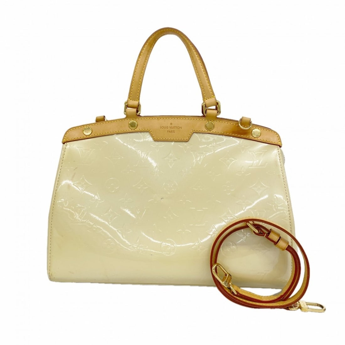 Louis Vuitton Vernis MM Handbag M91456 Bronze Corail 2-way bag for women: --- Catalog ---Category: SizeSize (HxWxD): 25cm x 33cm x 12.5cm / 9.84'' x 12.99'' x 4.92''Category: DesignType: HandbagColor: Blanc corailGender: WomenCategory: GeneralMPN: M91456Brand: Louis Vuitton