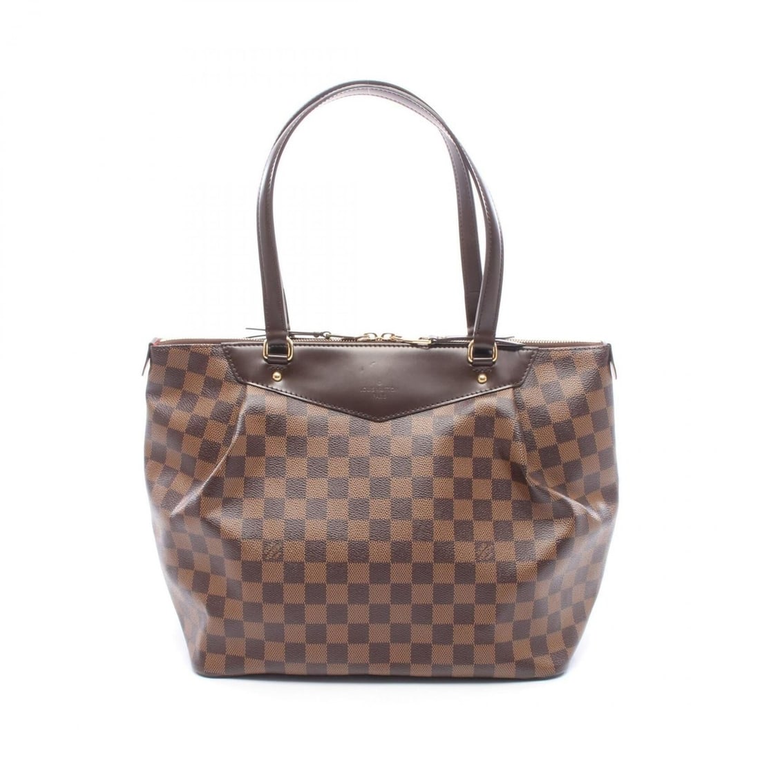 Louis Vuitton Westminster GM Damier Ebene Tote Bag Handbag, Coated Canvas Leather, Women's, Brown,: --- Catalog ---Category: SizeSize (HxWxD): 28cm x 30cm x 17cm / 11.02'' x 11.81'' x 6.69''Category: DesignType: Handbag, Tote bagColor: BrownGender: WomenMaterial: Coated canvas , Leather Category: Ge