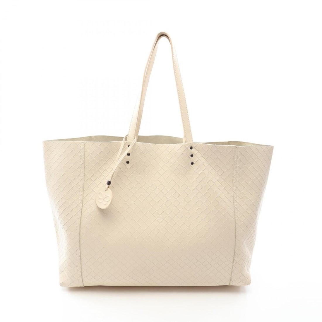 Bottega Veneta Intrecciomirage Papillon Tote Bag Handbag Leather Women's Ivory: --- Catalog ---Category: SizeSize (HxWxD): 29cm x 39cm x 13cm / 11.41'' x 15.35'' x 5.11''Category: DesignType: Handbag, Tote bagColor: IvoryGender: WomenMaterial: Leather Category: GeneralBrand: Bott