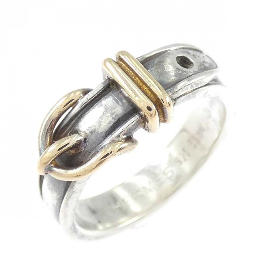 Hermes Hermès Centur Croix Ring: --- Catalog ---Category: SizeJP Size: 13US Size: 6.5Category: DesignColor: SilverGender: WomenMaterial: Silver 925Category: GeneralBrand: Hermes--- Item List ---Section: ConditionRanking: Rank AB Used