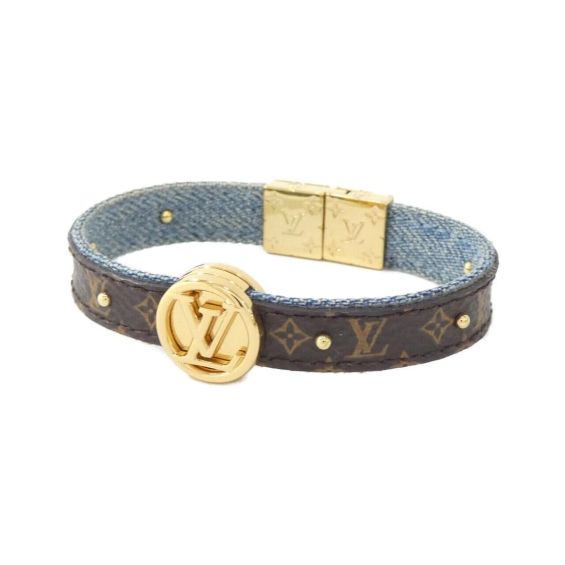 Louis Vuitton Monogram Bracelet LV Circle M6561F: --- Catalog ---Category: SizeLength: 16cm / 6.29''Category: DesignType: Charm braceletColor: Brown, MarronGender: WomenCategory: GeneralMPN: M6561FBrand: Louis Vuitton--- Item List ---Section: Conditi