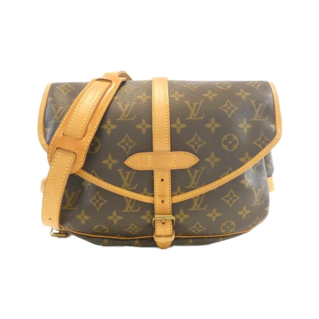 Louis Vuitton Monogram Saumur 30cm M42256 Shoulder Bag: --- Catalog ---Category: SizeSize (HxWxD): 20cm x 28cm x 11cm / 7.87'' x 11.02'' x 4.33''Category: DesignType: Shoulder bagColor: MarronGender: WomenMaterial: Coated canvas Hardware Color: