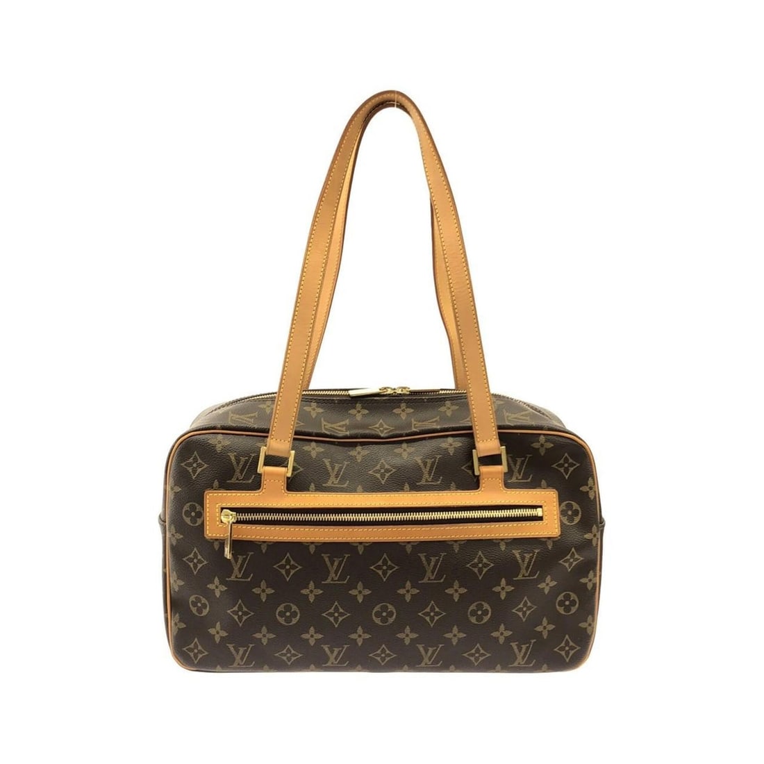Louis Vuitton Monogram Cite GM M51181 Shoulder Bag: --- Catalog ---Category: SizeSize (HxWxD): 22cm x 35.5cm x 10.5cm / 8.66'' x 13.97'' x 4.13''Category: DesignType: Shoulder bagColor: MarronGender: WomenMaterial: Coated canvas Hardware Color: